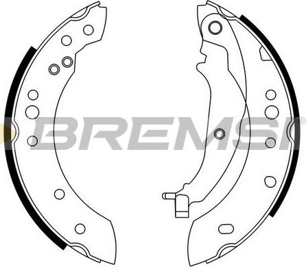 Bremsi GF0832 - Kit ganasce freno autozon.pro