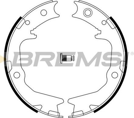 Bremsi GF0826 - Kit ganasce, Freno stazionamento autozon.pro