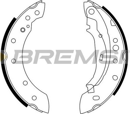 Bremsi GF0391 - Kit ganasce freno autozon.pro