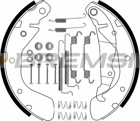 Bremsi GF0354-1 - Kit ganasce freno autozon.pro