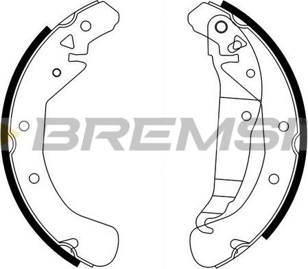 Bremsi GF0358 - Kit ganasce freno autozon.pro