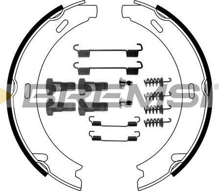 Bremsi GF0303-1 - Kit ganasce, Freno stazionamento autozon.pro