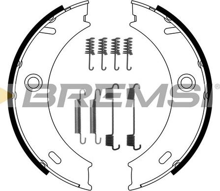 Bremsi GF0307-1 - Kit ganasce, Freno stazionamento autozon.pro