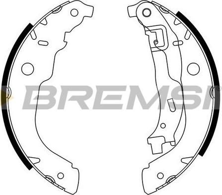 Bremsi GF0389 - Kit ganasce freno autozon.pro