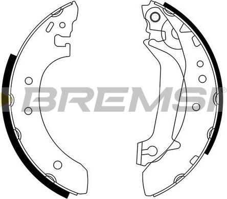 Bremsi GF0236 - Kit ganasce freno autozon.pro