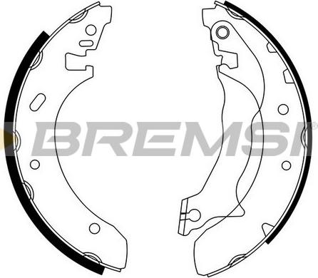 Bremsi GF0228 - Kit ganasce freno autozon.pro