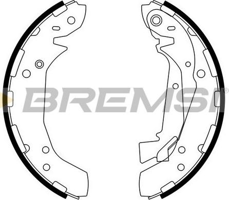 Bremsi GF0742 - Kit ganasce freno autozon.pro