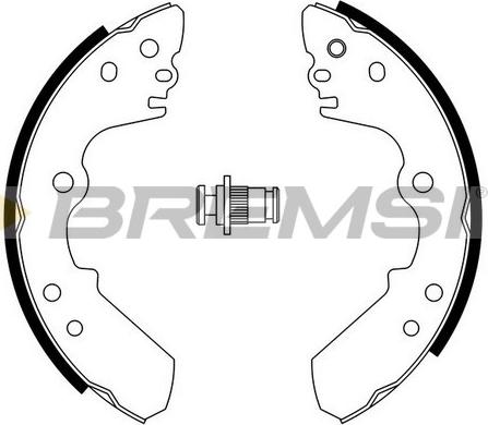 Bremsi GF0750 - Kit ganasce freno autozon.pro