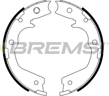 Bremsi GF0757 - Kit ganasce, Freno stazionamento autozon.pro