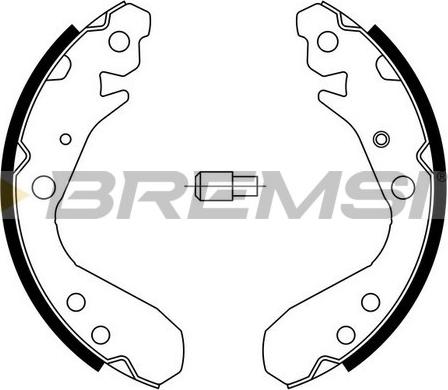 Bremsi GF0714 - Kit ganasce freno autozon.pro