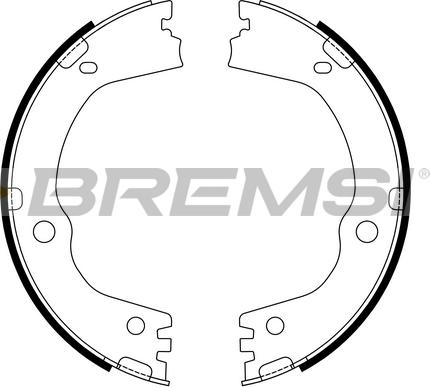 Bremsi GF1107 - Kit ganasce, Freno stazionamento autozon.pro