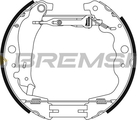 Bremsi GK0439 - Kit ganasce freno autozon.pro