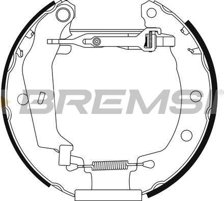 Bremsi GK0149 - Kit ganasce freno autozon.pro