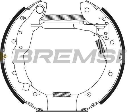 Bremsi GK0179 - Kit ganasce freno autozon.pro