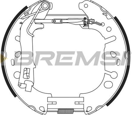 Bremsi GK0388 - Kit ganasce freno autozon.pro