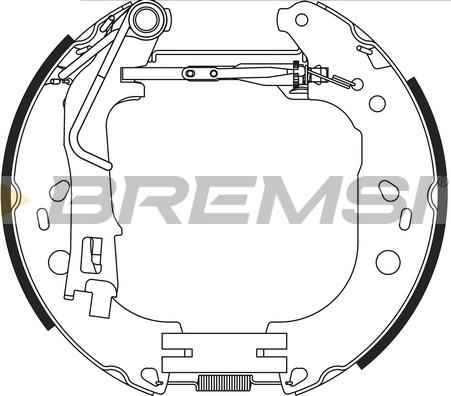 Bremsi GK0387 - Kit ganasce freno autozon.pro