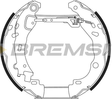 Bremsi GK0472 - Kit ganasce freno autozon.pro