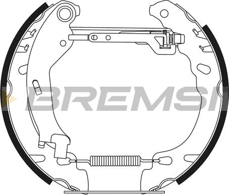 Bremsi GK0278 - Kit ganasce freno autozon.pro