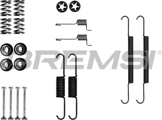 Bremsi SK0037 - Kit accessori, Ganasce freno autozon.pro