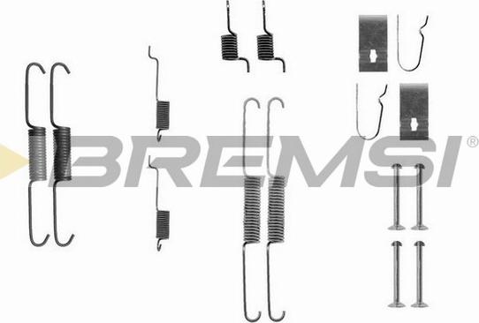 Bremsi SK0811 - Kit accessori, Ganasce freno autozon.pro