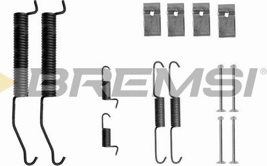 Bremsi SK0812 - Kit accessori, Ganasce freno autozon.pro