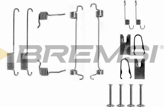 Bremsi SK0751 - Kit accessori, Ganasce freno autozon.pro