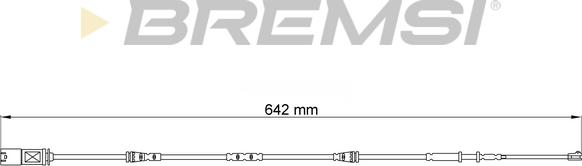 Bremsi WI0905 - Contatto segnalazione, Usura past. freno / mat. d'attrito autozon.pro