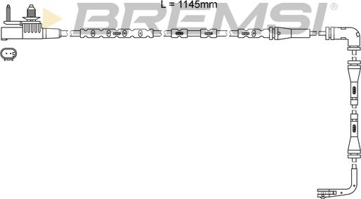 Bremsi WI0983 - Contatto segnalazione, Usura past. freno / mat. d'attrito autozon.pro