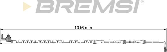 Bremsi WI0932 - Contatto segnalazione, Usura past. freno / mat. d'attrito autozon.pro