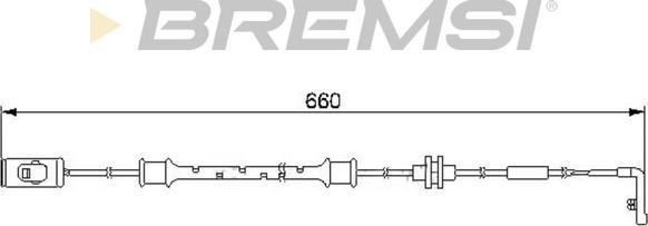 Bremsi WI0559 - Contatto segnalazione, Usura past. freno / mat. d'attrito autozon.pro