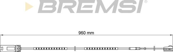 Bremsi WI0699 - Contatto segnalazione, Usura past. freno / mat. d'attrito autozon.pro