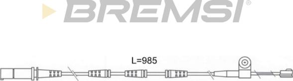 Bremsi WI0695 - Contatto segnalazione, Usura past. freno / mat. d'attrito autozon.pro