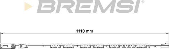 Bremsi WI0691 - Contatto segnalazione, Usura past. freno / mat. d'attrito autozon.pro