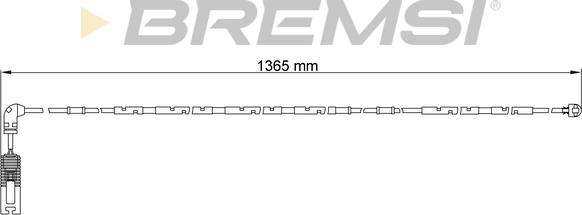 Bremsi WI0649 - Contatto segnalazione, Usura past. freno / mat. d'attrito autozon.pro