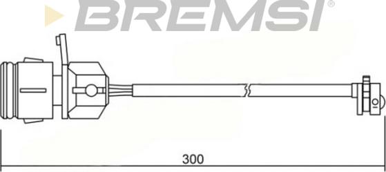 Bremsi WI0648 - Contatto segnalazione, Usura past. freno / mat. d'attrito autozon.pro