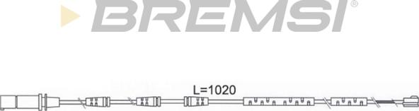 Bremsi WI0686 - Contatto segnalazione, Usura past. freno / mat. d'attrito autozon.pro