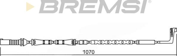 Bremsi WI0682 - Contatto segnalazione, Usura past. freno / mat. d'attrito autozon.pro