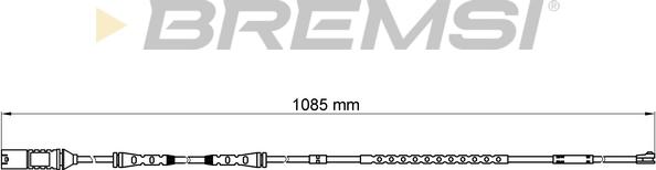 Bremsi WI0677 - Contatto segnalazione, Usura past. freno / mat. d'attrito autozon.pro