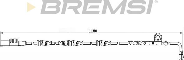 Bremsi WI0762 - Contatto segnalazione, Usura past. freno / mat. d'attrito autozon.pro