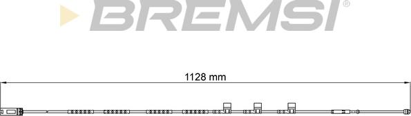 Bremsi WI0701 - Contatto segnalazione, Usura past. freno / mat. d'attrito autozon.pro