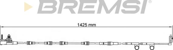 Bremsi WI0781 - Contatto segnalazione, Usura past. freno / mat. d'attrito autozon.pro