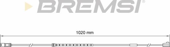 Bremsi WI0788 - Contatto segnalazione, Usura past. freno / mat. d'attrito autozon.pro