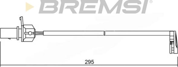 Bremsi WI0723 - Contatto segnalazione, Usura past. freno / mat. d'attrito autozon.pro