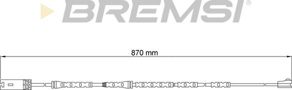 Bremsi WI0774 - Contatto segnalazione, Usura past. freno / mat. d'attrito autozon.pro