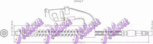 Brovex-Nelson H4467 - Flessibile del freno autozon.pro