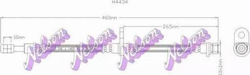 Brovex-Nelson H4434 - Flessibile del freno autozon.pro