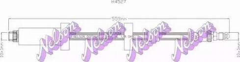 Brovex-Nelson H4527 - Flessibile del freno autozon.pro