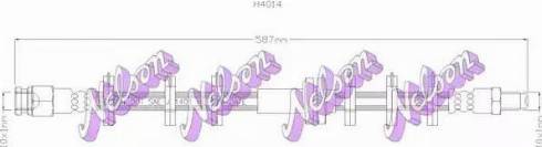 Brovex-Nelson H4014 - Flessibile del freno autozon.pro