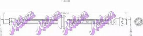 Brovex-Nelson H4850 - Flessibile del freno autozon.pro