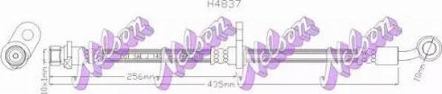 Brovex-Nelson H4837 - Flessibile del freno autozon.pro